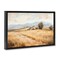 Stupell Industries Western Landscape Open Field Floating Frame, design by Petal Prints Design